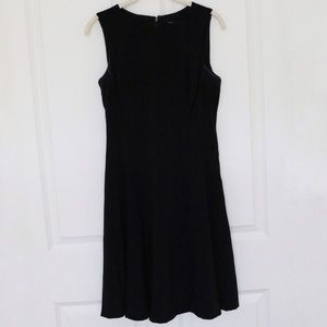 White House Black Market Sleeveless Black Dress 6